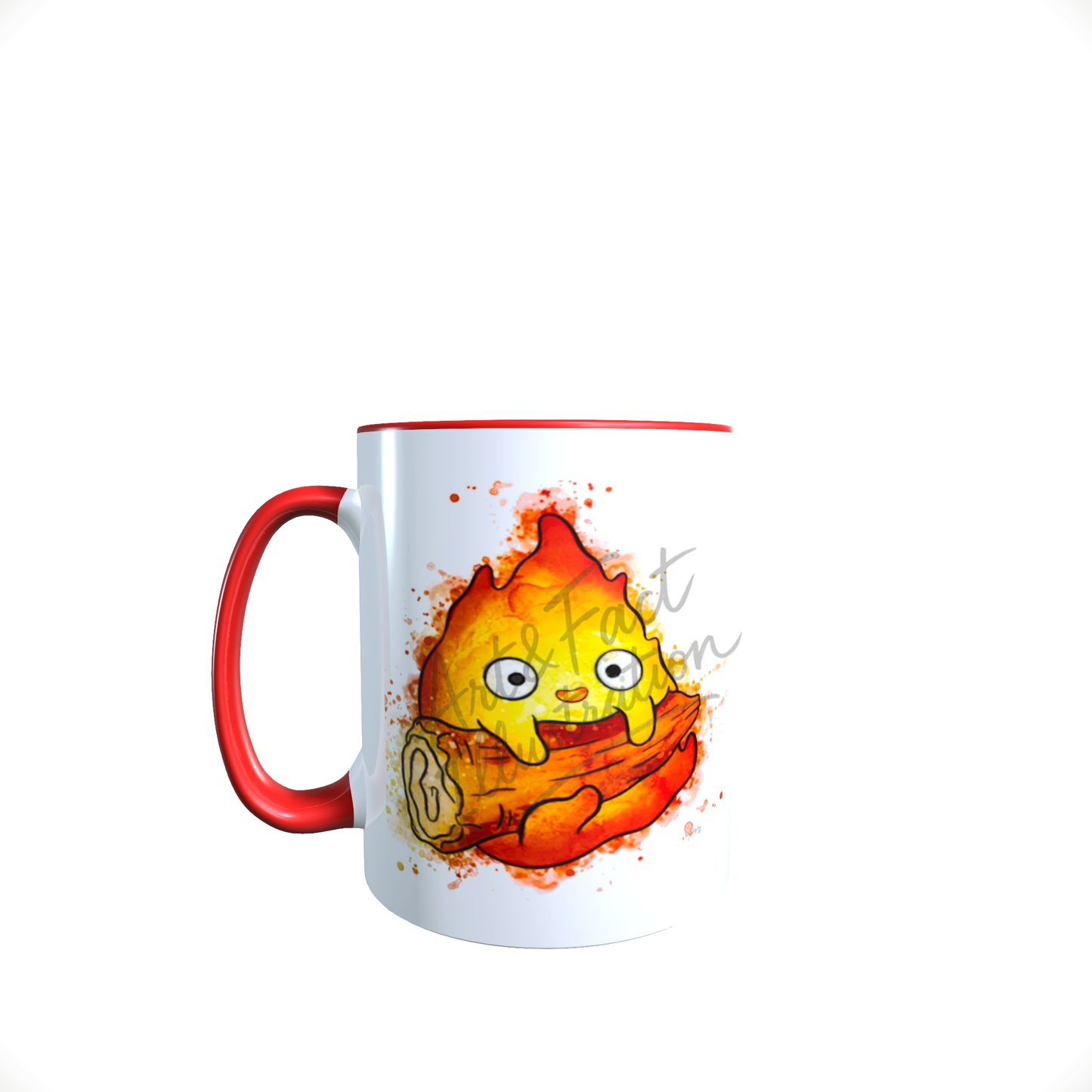 Mug / Tasse Calcifer / Le Chateau Ambulant / Studio Ghibli / Hayao Miyazaki