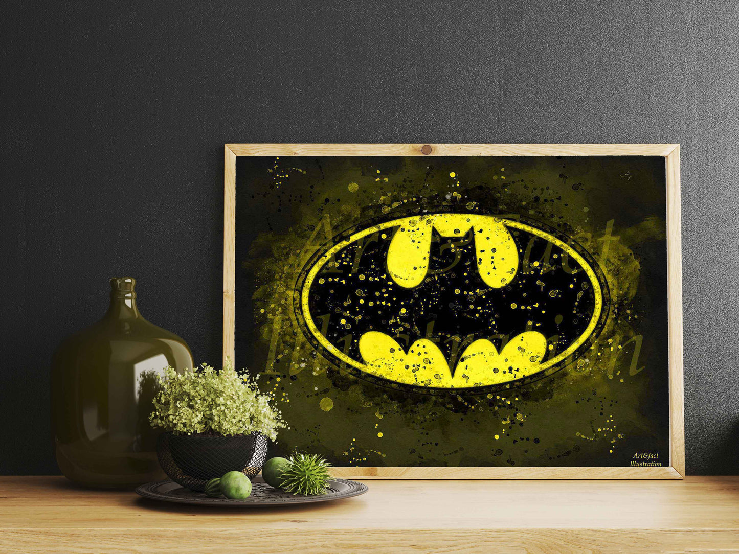 Batman / Super-héros / DC Comics / Poster Film / Décoration Chambre / Bureau