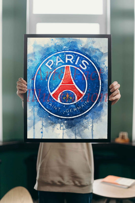 PSG / Paris Saint-Germain / Supporter / poster / Décoration Chambre / Bureau / Idée Cadeau / Fan de Foot