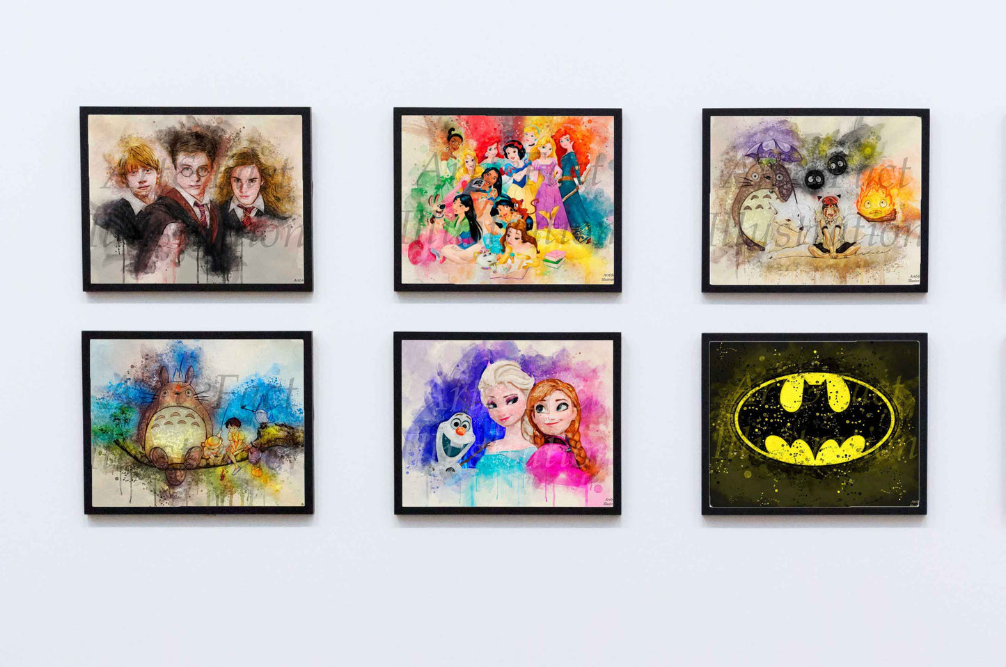 Harry Potter / Harry / Ron / Hermione / Poster Film / Décoration Chambre / Bureau / Fan HP / Poudlard / Gryffondor / Hogwarts Legacy