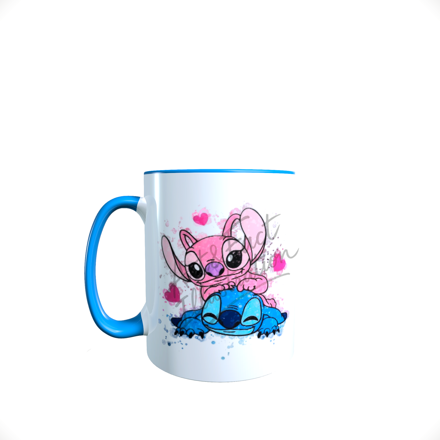 Mug / Tasse Stitch & Angel / Coeur / Disney