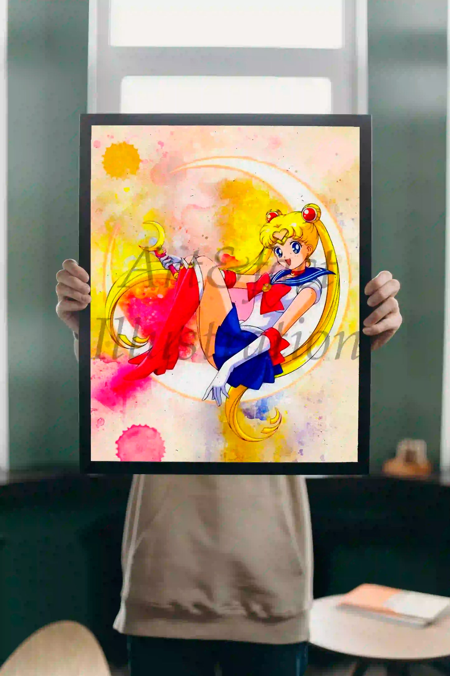 Saylor Moon / Poster / Art Print / Dessin animé / Idée Cadeau / Vintage / Génération 80