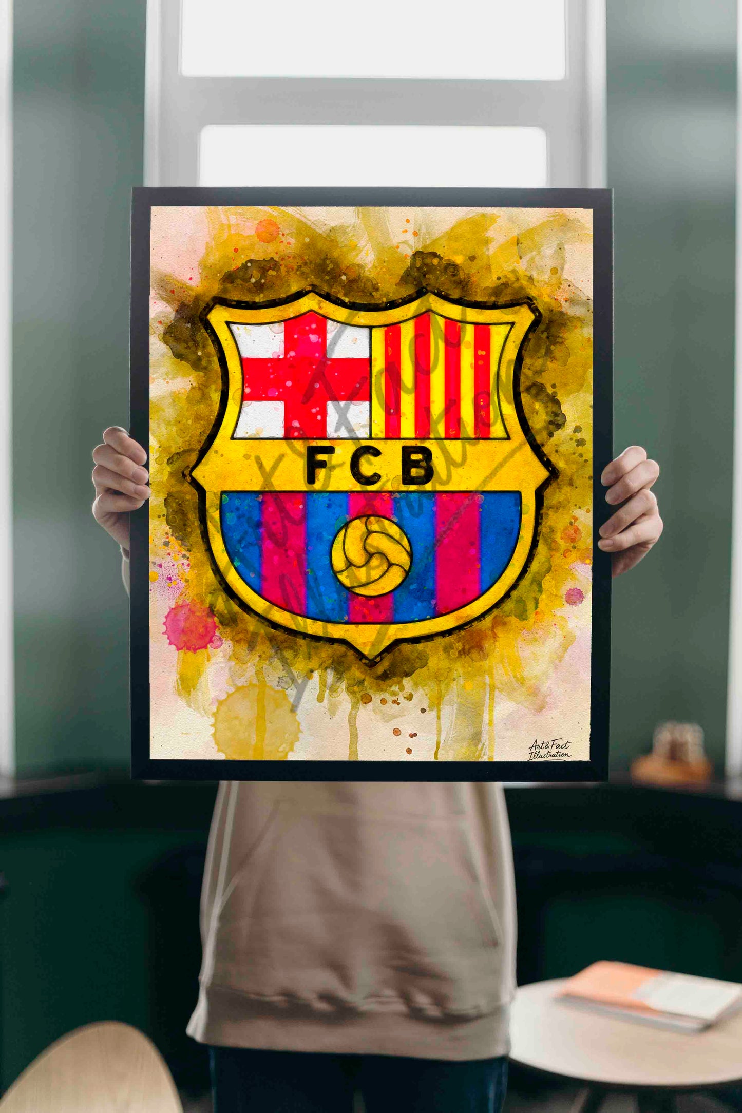 Barcelone / Barça / FCB / Yamal / Supporter / poster / Décoration Chambre / Bureau / Idée Cadeau / Fan de Foot