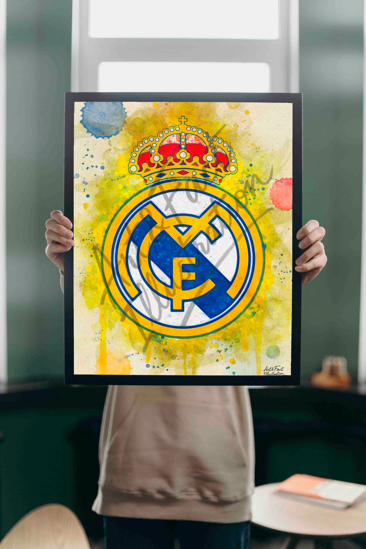 Real de Madrid / Mbappé / Supporter / poster / Décoration Chambre / Bureau / Idée Cadeau / Fan de Foot