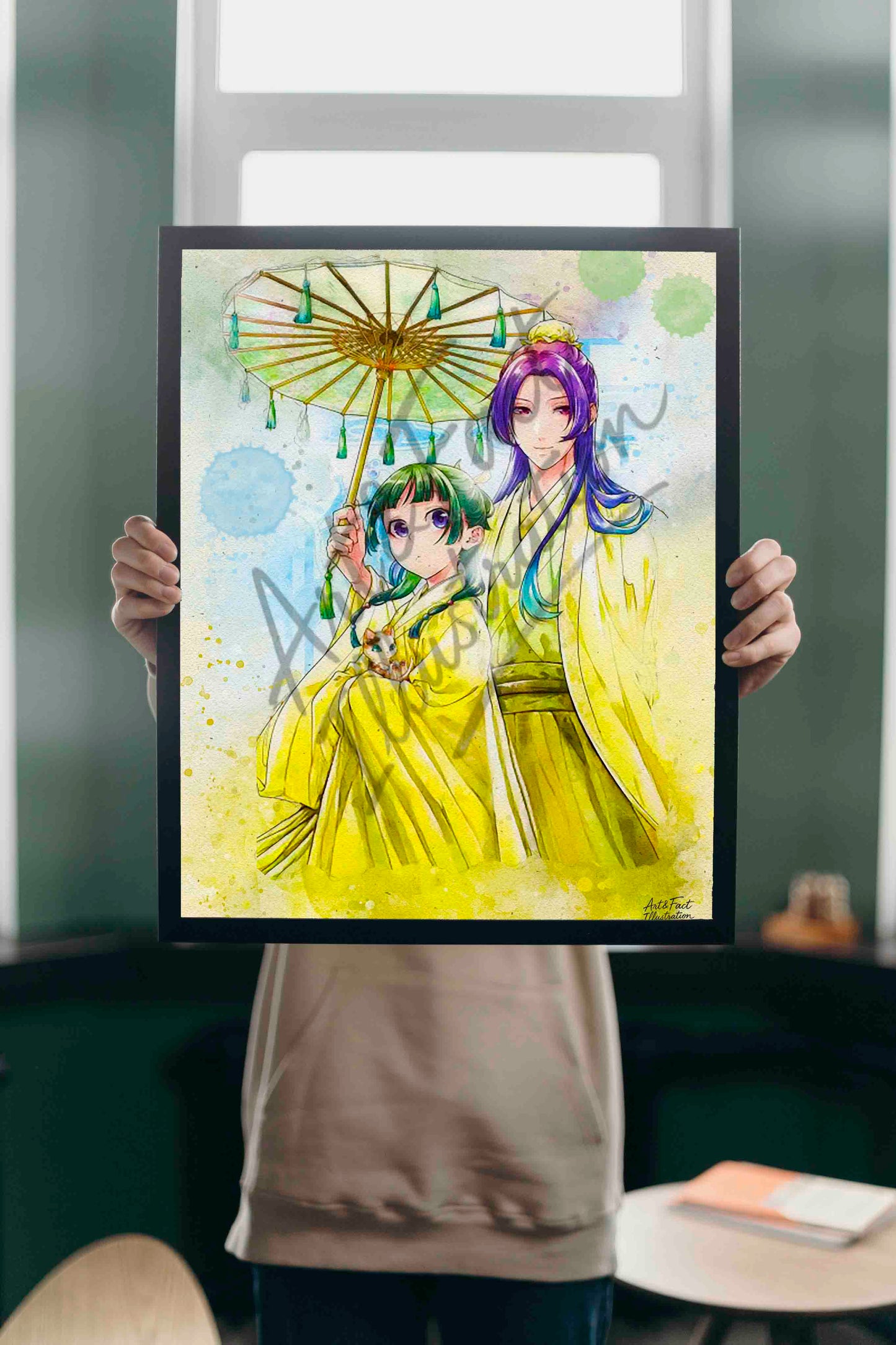 Les Carnets de l'Apothicaire / Lihua / Maomao Manga poster / Série Animé / Décoration Chambre / Bureau / Idée Cadeau