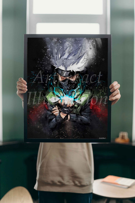 Kakashi Hatake / Naruto / Manga poster / Série Animé / Décoration Chambre / Bureau / Idée Cadeau