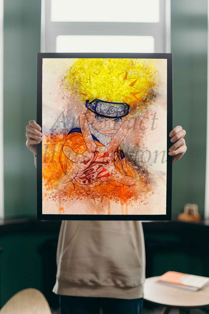 Naruto / Manga poster / Série Animé / Décoration Chambre / Bureau / Idée Cadeau