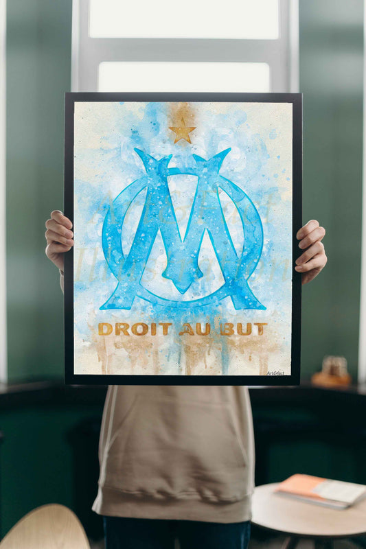 OM / Olympique de Marseille / Supporter / poster / Décoration Chambre / Bureau / Idée Cadeau / Fan de Foot