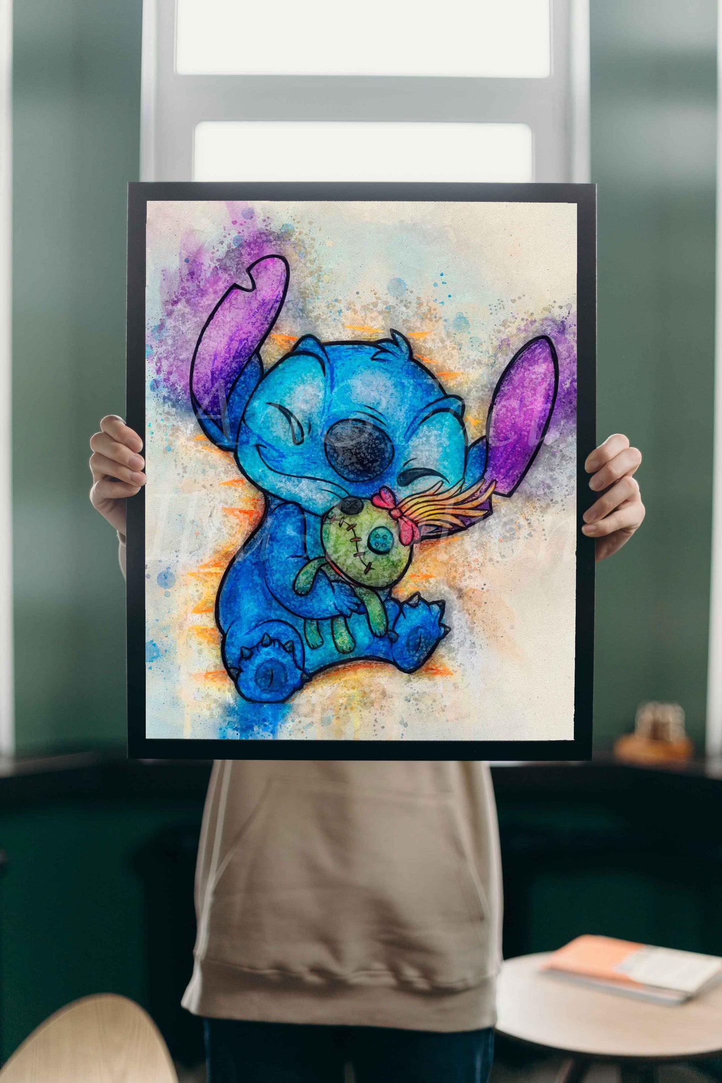 Stitch / Lilo et Stitch Poster / Ohana / Art Print / Dessin animé / Décoration / Chambre d'enfant / Idée Cadeau / Fan Stitch