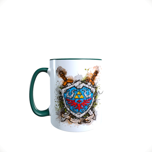 Mug / Tasse Bouclier Zelda / Triforce / The Legend of Zelda