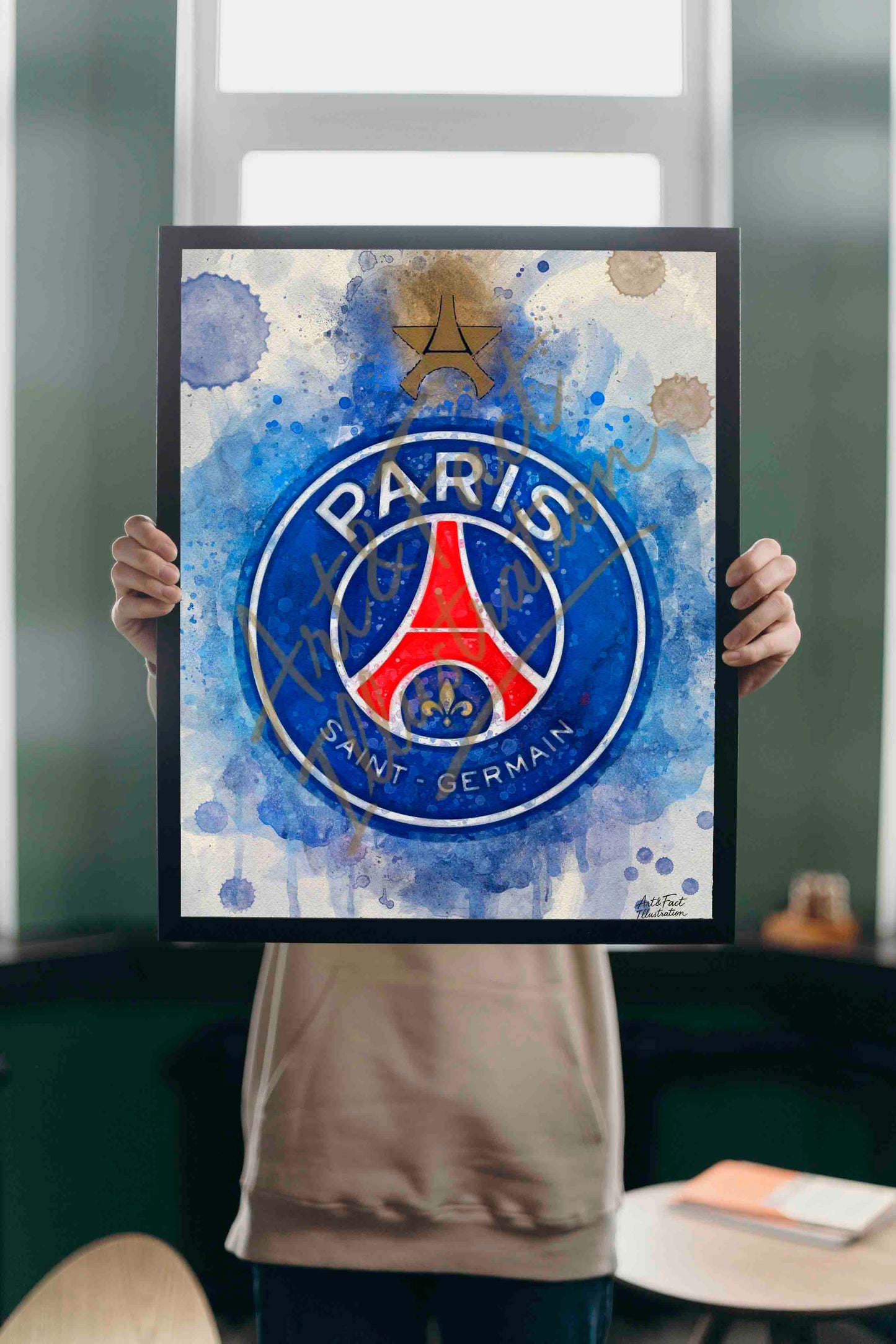 PSG / Paris Saint-Germain / Supporter / poster / Décoration Chambre / Bureau / Idée Cadeau / Fan de Foot