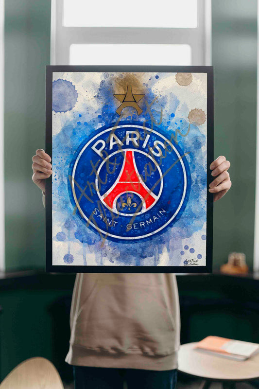 PSG / Paris Saint-Germain / Supporter / poster / Décoration Chambre / Bureau / Idée Cadeau / Fan de Foot