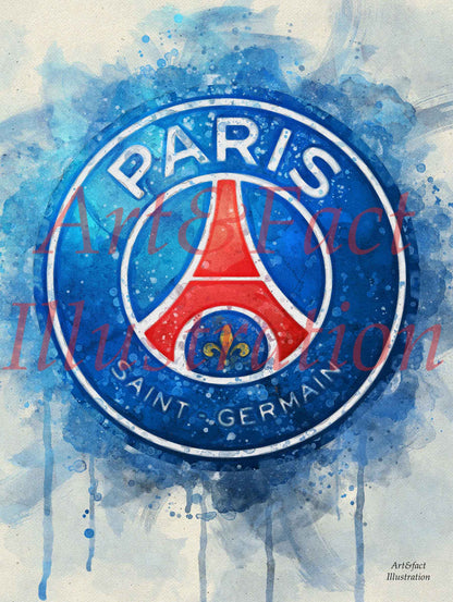 PSG / Paris Saint-Germain / Supporter / poster / Décoration Chambre / Bureau / Idée Cadeau / Fan de Foot